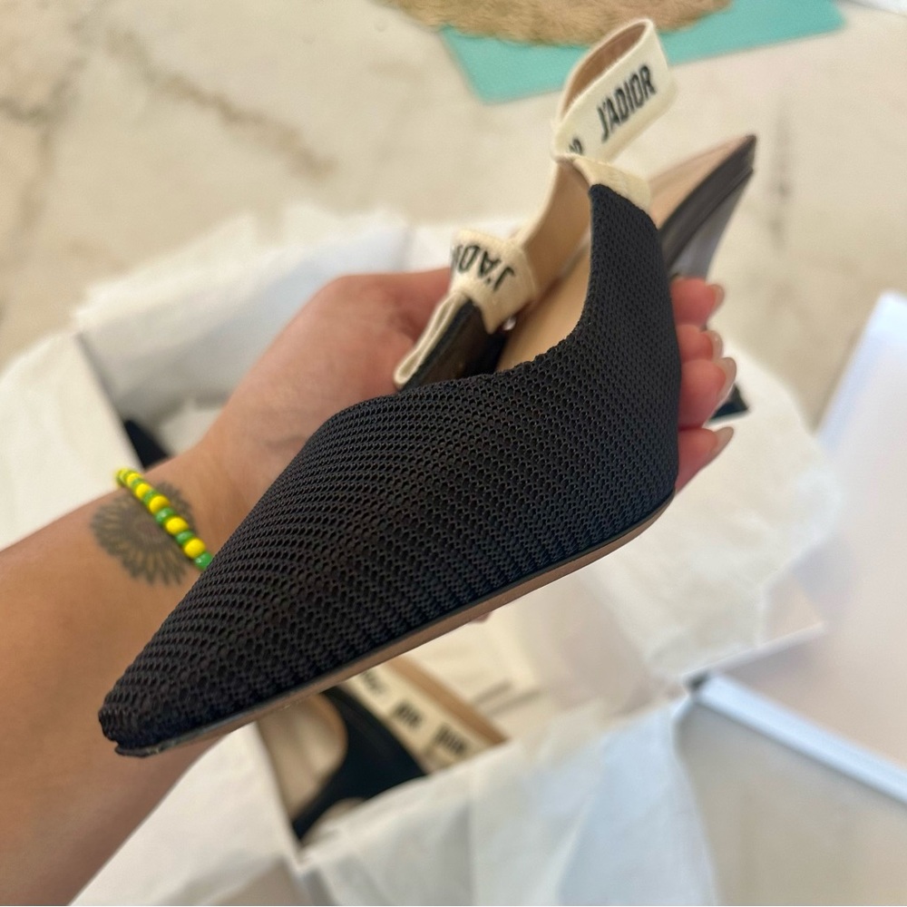 Dior J’Adior Black Slingback Pumps - Picture 8 of 14